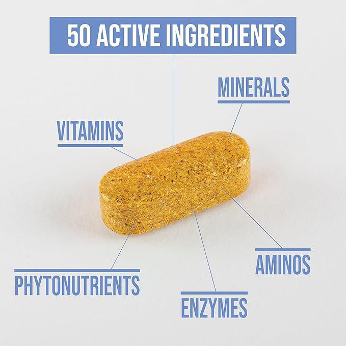 Rule 1 Men's Multi Active Lifestyle Multivitamin 90Tablets, 30servings