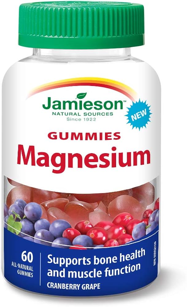 Jamieson Magnesium Gummies 60'S