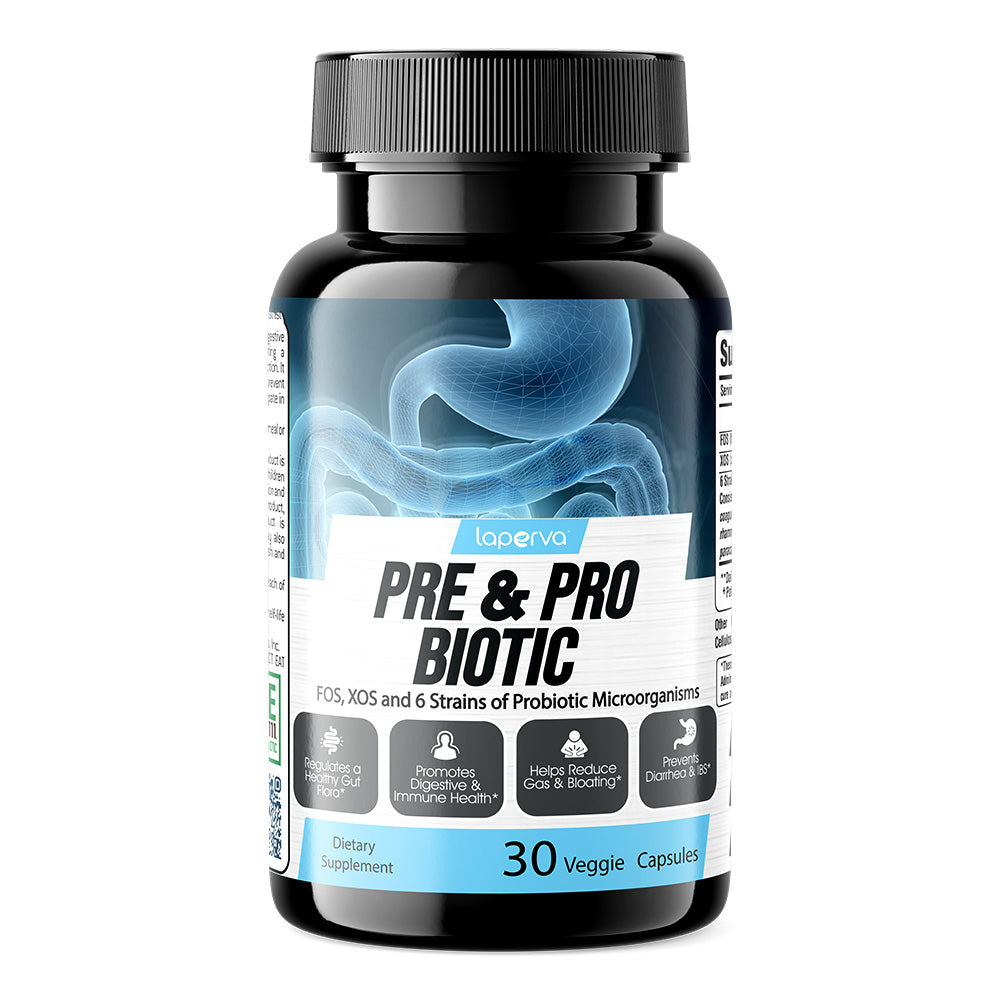 LAPERVA SYNBIOTIC PRE & PROBIOTIC 30VEG CAPSULES 30SERVING