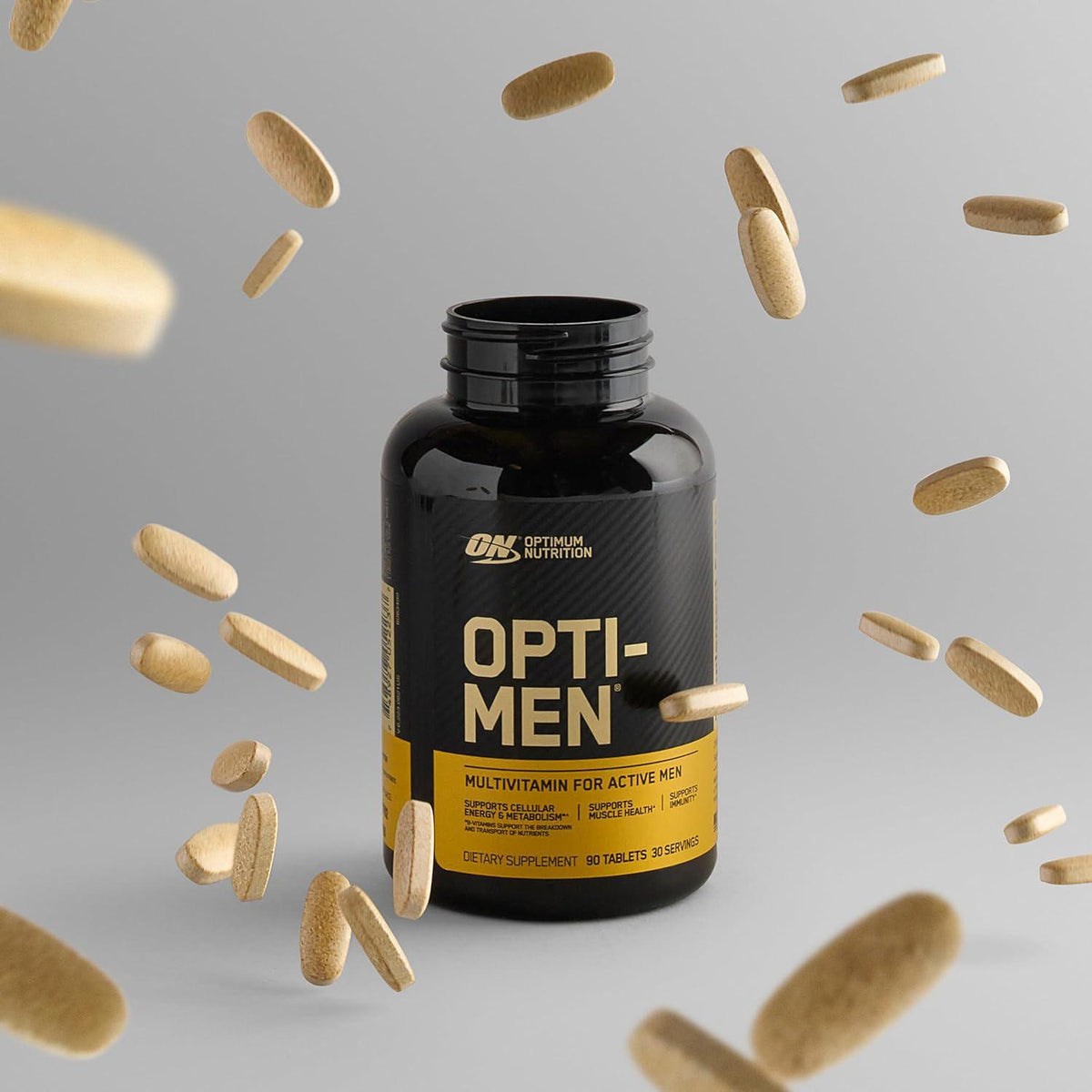 Optimum Nutrition Opti-Men, Vitamin C, Zinc and Vitamin D, E, B12 for Immune Support Mens Daily Multivitamin Supplement