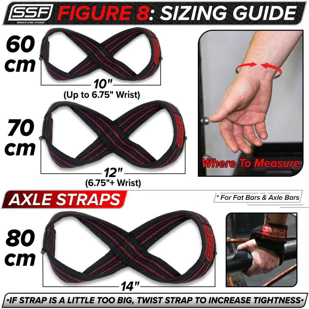 Figure 8 deadlift Straps