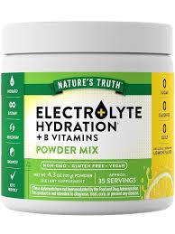 Nature's Truth Electrolyte Hydration + B Vitamins Powder Mix 121g 35Servings