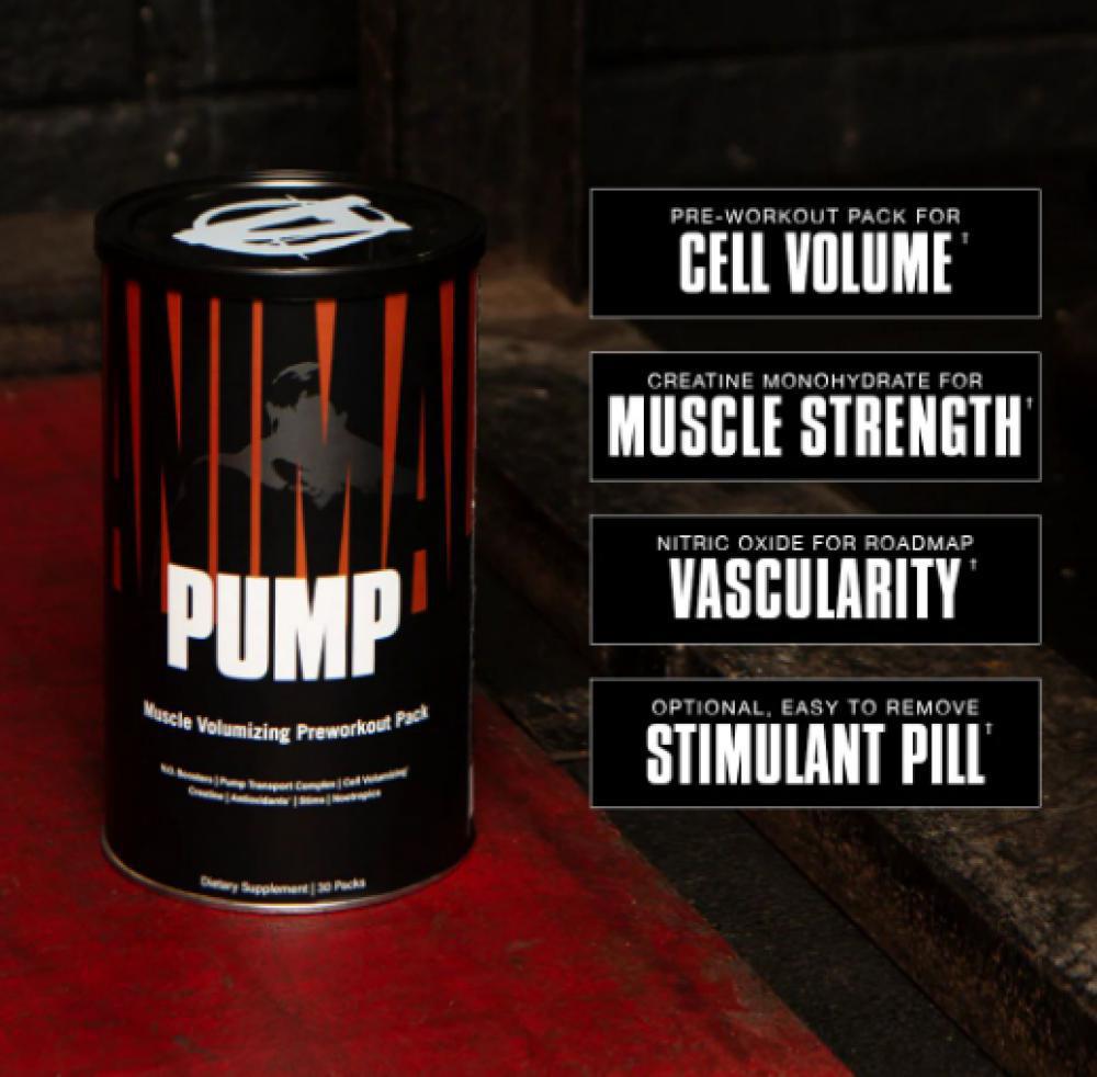 Animal Pump Pre-Workout Supplement 30Packs(30Servings)