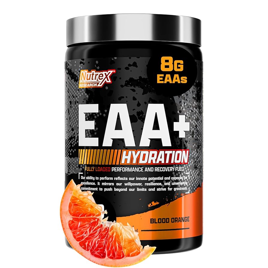 Nutrex Research EAA Hydration EAAs + BCAA Powder Muscle Recovery Strength Muscle Building