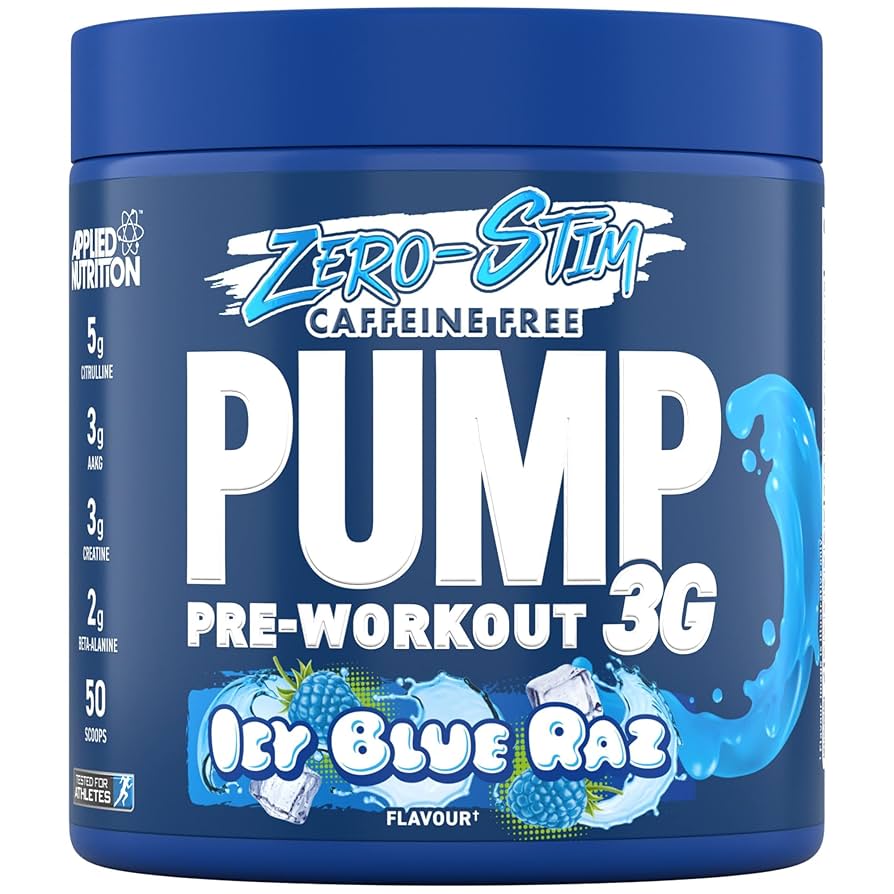 Applied Nutrition - Pump 3G Pre-Workout Caffeine Free Zero Stim