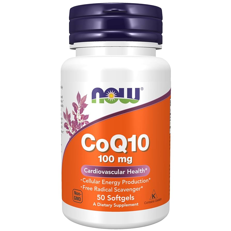 Now Coq10 100Mg 50Caps Softgels
