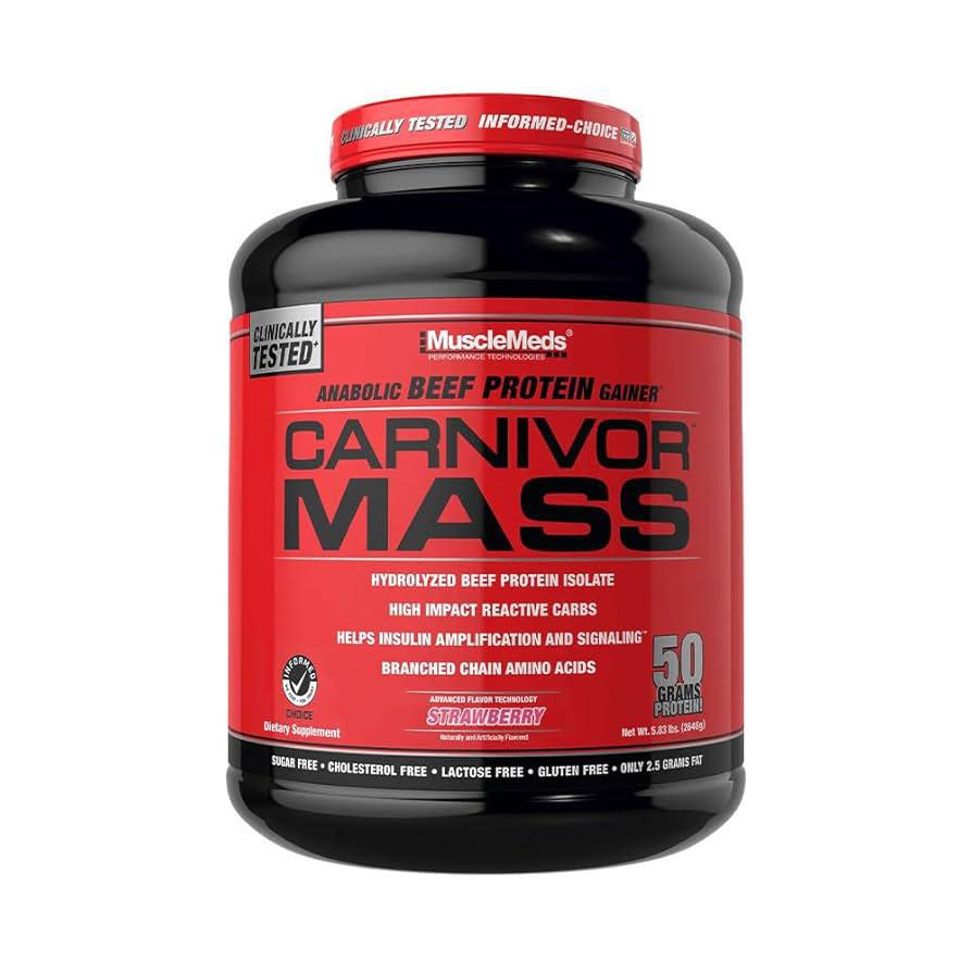 Carnivor Mass Anabolic Beef Protein Mass Gainer/ Lean Bulk