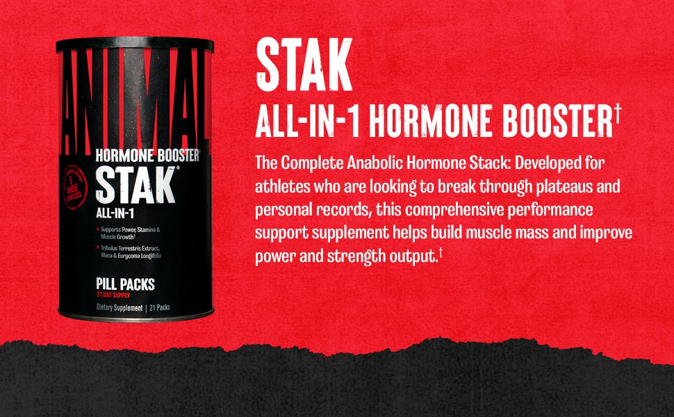 Animal Stak  Hormone Booster 21pack 21servings
