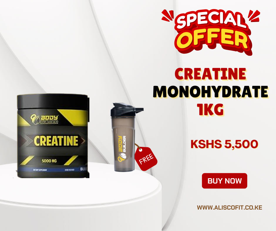 Body Builder Creatine Monohydrate 1KG + FREE MIXMASTER SHAKER BOTTLE