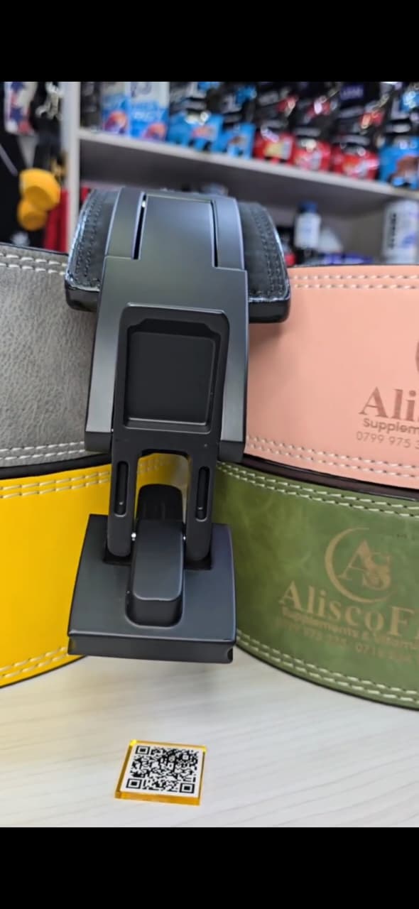 Handmade Customise Powerlifting Lever Belt, Lever Lifting Belt, Gym Lifting Lever Belt.