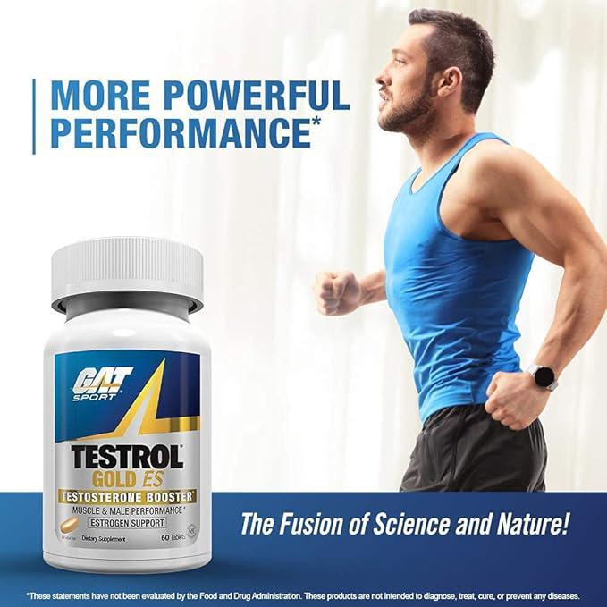 GAT SPORT Testrol Gold ES,Testosterone Booster 60tablets 30servings